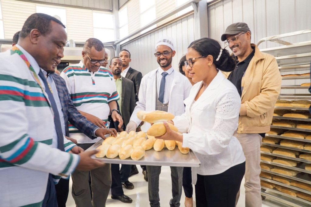 First Lady Inaugurates Bakery And Flour Factory In Bonga Town Welcome