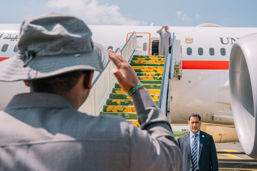 PM Abiy Ahmed sees off UAE President Sheikh Mohamed bin Zayed Al Nahyan ...