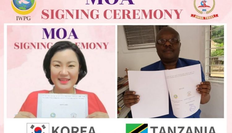 Iwpg, Umoa Sign Mou To Accelerate Peace Activities In Tanzania 