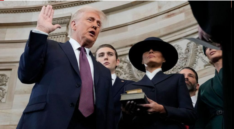 Donald Trump sworn in as 47th U.S. President to Fana